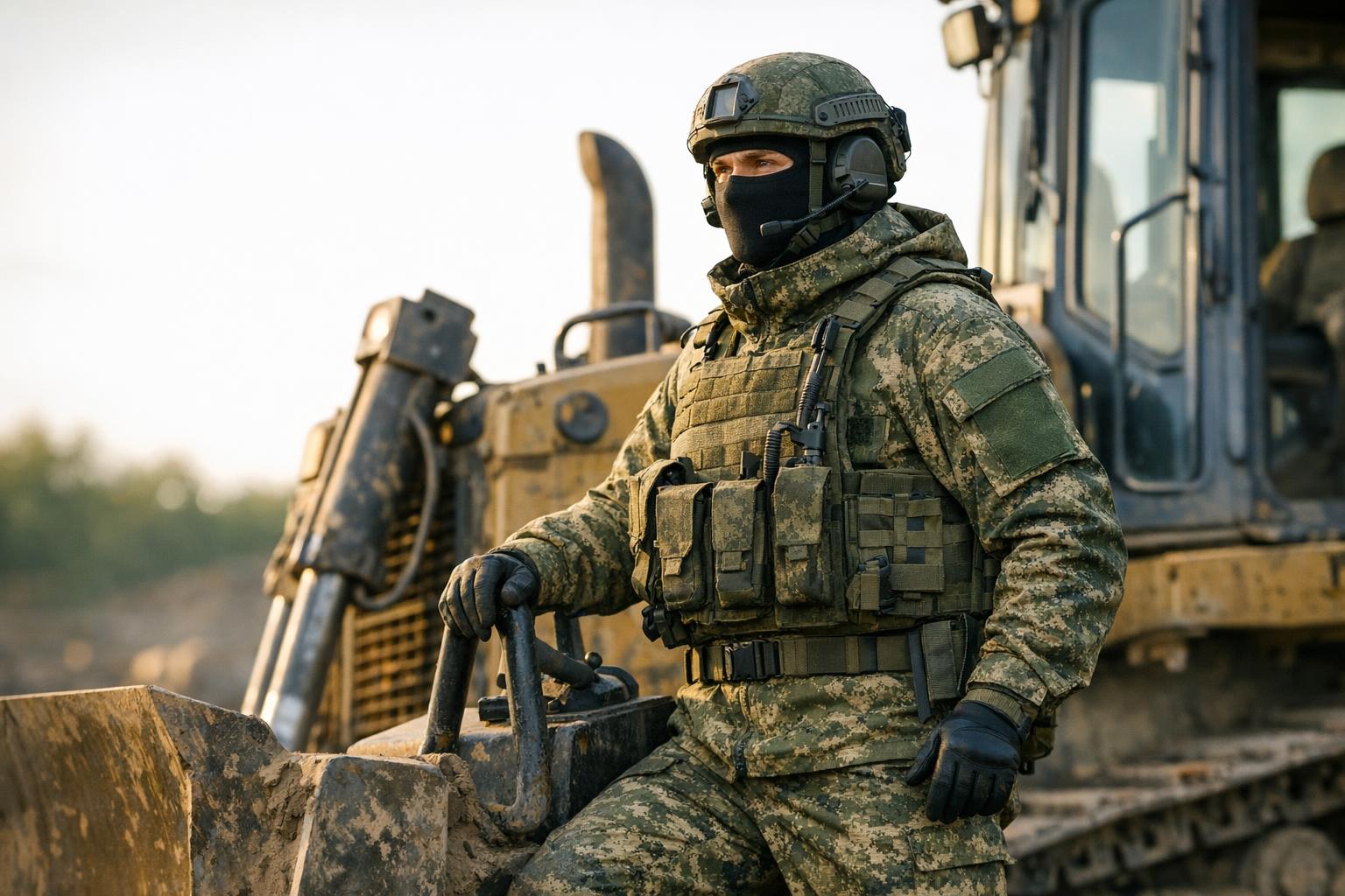 Машинист бульдозера